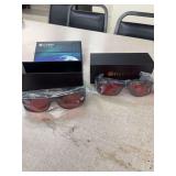 TrueDark Red Lens Sleep Hack Glasses - Lot of 2