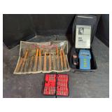 Tools: Punch and Chisel Set, Code Scanner, and Bit Set