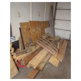 Scrap Wood and Metal Barrel