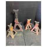 Four Assorted Automotive Jack Stands