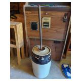 Stoneware Butter Churn with Lid and Dasher