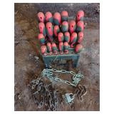 Screwdriver Set with Stand and Chains