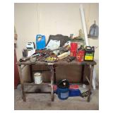 Workbench, Fluids, Hardware, & Tools