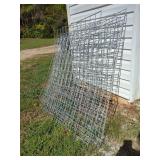 Six Metal Grid Panels
