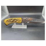 Collectible Folding Knife with Eagle Design