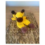 Yellow Knitted Giraffe Lovey