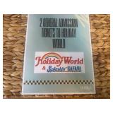 2 Tickets to Holiday World & Splashin Safari 2025 or 2026 Season