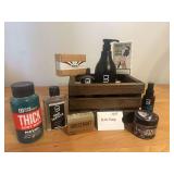 Open Blade Barber Gift Basket