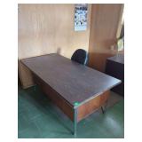 Wood and Metal Office Desk