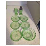Uranium Glass Set