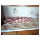Taylor, Smith & Taylor Pink Dinnerware Set