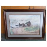 Framed Fred Thrasher Print: The Last Run