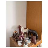 Ceramic Horse and Animal Figurine Collection