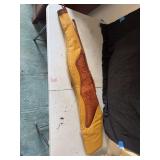 Tooled Leather Long Case with Tags