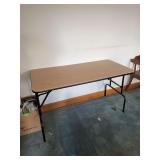 Folding Table with Black Legs