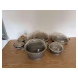 Selection of Cookware with Lids