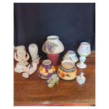 Assorted Decorative Collectible Figurines and Vases