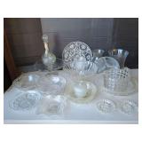 Clear Pressed Glassware Collection