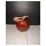 Oven Proof USA Brown Glazed Pitcher