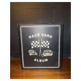 Race Card Album with Racing Cards