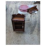 Assorted Home Decor and Small Folding Table