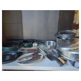 Assorted Kitchen Utensils and Cookware