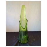 Green Glass Vase