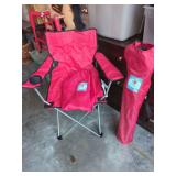 Sun & Sky Red Arm Chair