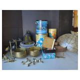 Variety Decorative and Functional Metalware Assortment
