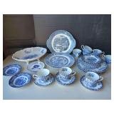 Johnson Bros. "Coaching Scenes" Ironstone China Set