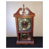 S-R Clock Company 31 Day Key Wind Wall Clock with Pendulum