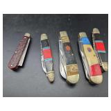 Group of Pocket Knives