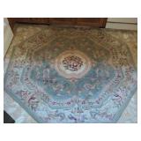 Octagon Floral Area Rug