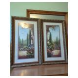 Framed Garden Scene Prints