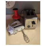 Kitchen Appliance Bundle: Toaster, Mixer, Chopper