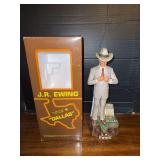 J.R. Ewing Dallas TV Series Limited Edition Music Box Decanter
