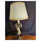 Cherub Table Lamp with Crystal Accents