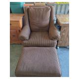 Clayton Marcus Chair and Ottoman