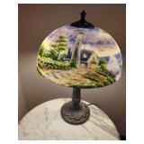 Thomas Kinkade Lighthouse Table Lamp