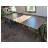 Folding Table with Metal Legs