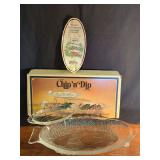 Glasbake Jeannette Fish Dish & Chip 