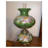 Floral Painted Parlor Lamp