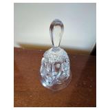 Intricately Cut Glass Crystal Bell