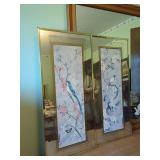 Two Framed Bird Art Prints