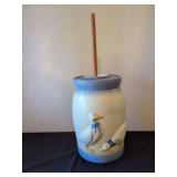 Ceramic Butter Churn with Duck Design
