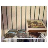 Four Seasons Plates and American Homestead Prints