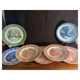 Memory Lane Royal Ironstone Plates
