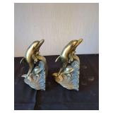Pair of Dolphin Bookends, Dated 1975 S.C.C.