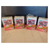 Four 1990 Donruss Baseball Card Wax Boxes - 36 Count