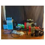 Photography Equipment Lot: Canon AE-1, Lenses, and Accessories